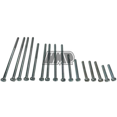 Conjunto / kit parafusos 6 mm motor FAMEL / ZUNDAPP 4 velocidades